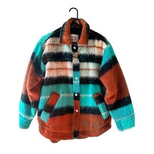 NWOT Urban Outfitters BDG Brushed Melton Shirt Jacket Size XS